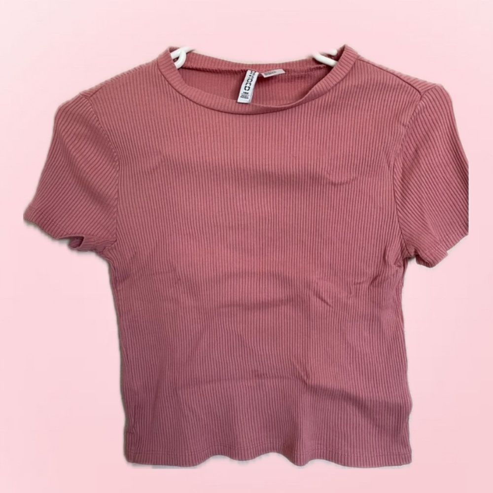 Ribbed Crop Top.